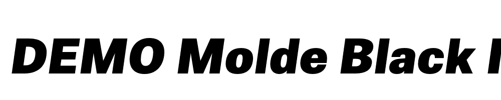 FSP DEMO Molde Black Italic