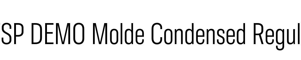 FSP DEMO Molde Condensed Regular