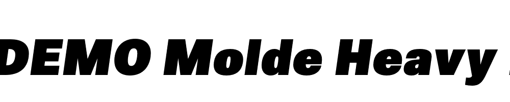 FSP DEMO Molde Heavy Italic