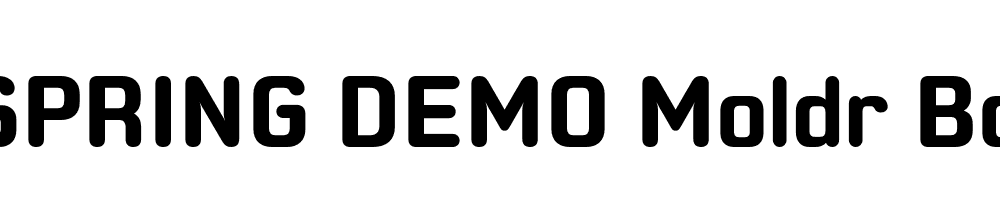  DEMO Moldr Bold Bold