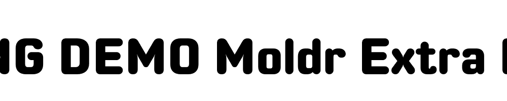  DEMO Moldr Extra Bold Regular