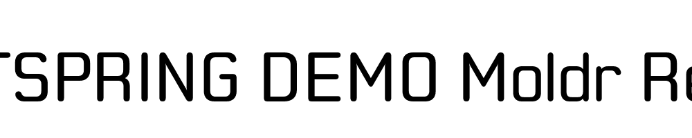  DEMO Moldr Regular