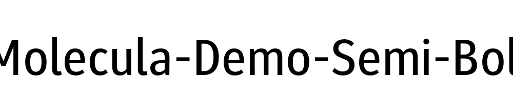 Molecula-Demo-Semi-Bold