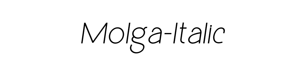 Molga-Italic