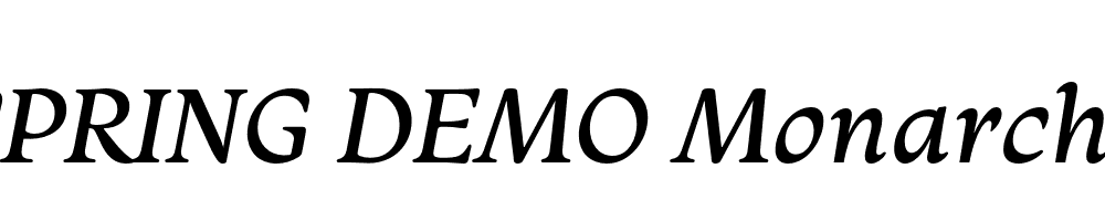  DEMO Monarcha Italic