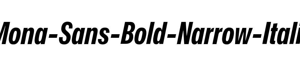 Mona-Sans-Bold-Narrow-Italic