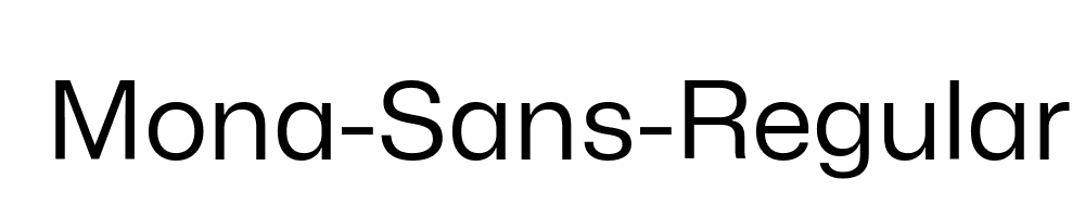 Mona-Sans-Regular