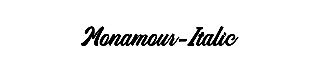 Monamour-Italic