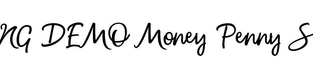  DEMO Money Penny Script Regular