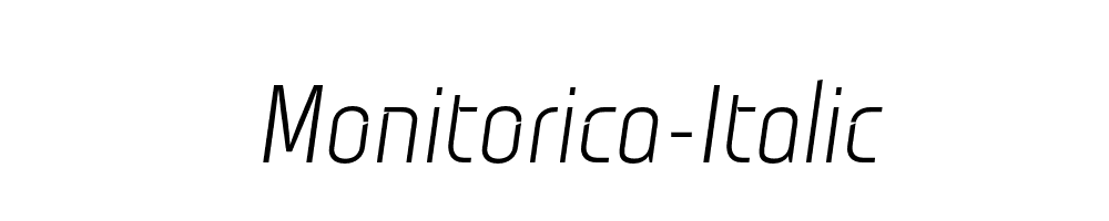 Monitorica-Italic