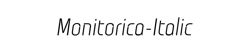 Monitorica-Italic