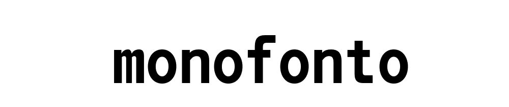 Monofonto