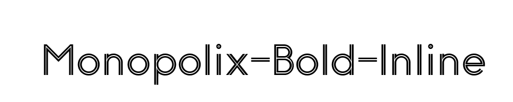 Monopolix-Bold-Inline