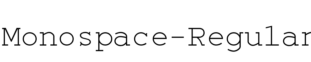 Monospace-Regular