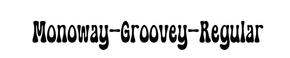 Monoway-Groovey-Regular