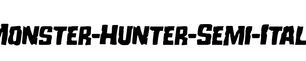 Monster-Hunter-Semi-Italic