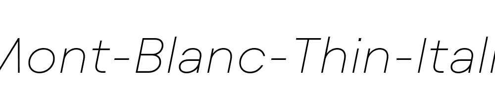 Mont-Blanc-Thin-Italic