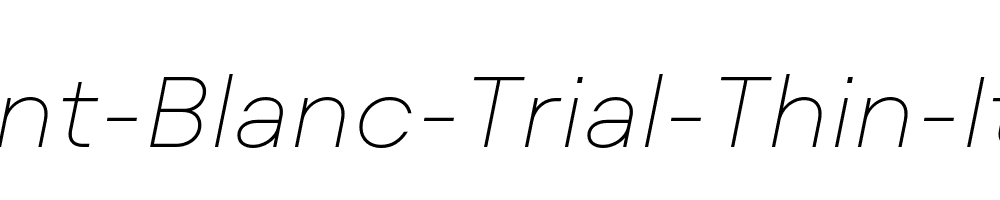 Mont-Blanc-Trial-Thin-Italic