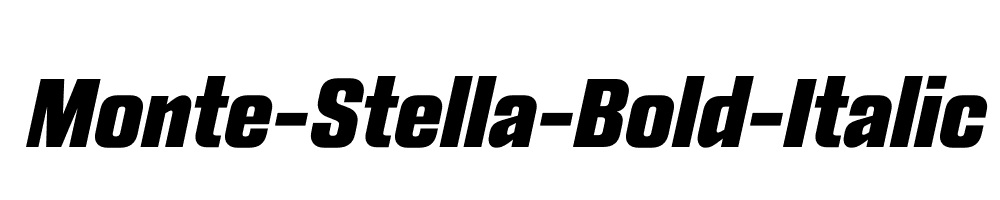 Monte-Stella-Bold-Italic