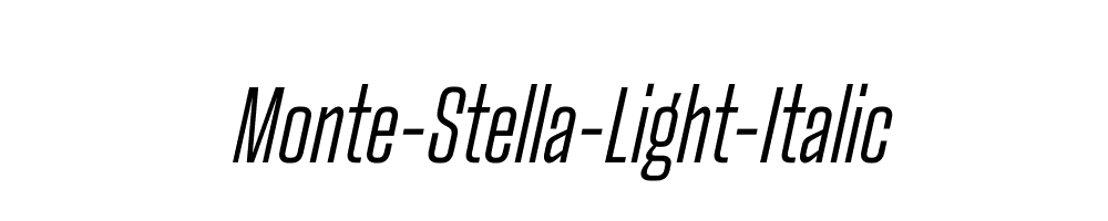 Monte-Stella-Light-Italic