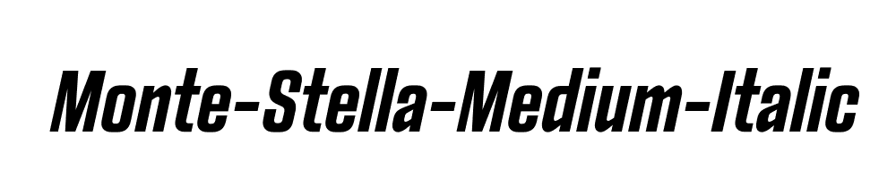 Monte-Stella-Medium-Italic