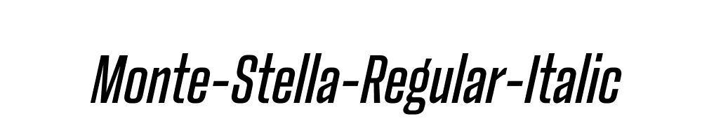 Monte-Stella-Regular-Italic