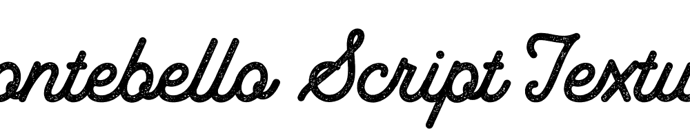  DEMO Montebello Script Textured Regular