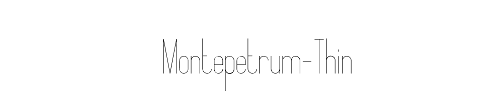 Montepetrum-Thin