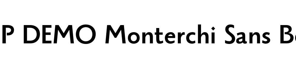 FSP DEMO Monterchi Sans Bold