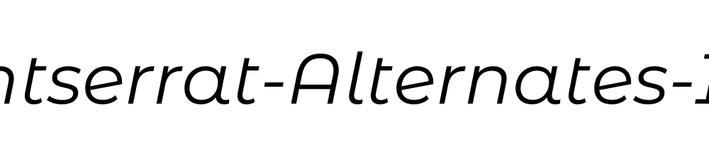 Montserrat-Alternates-Italic