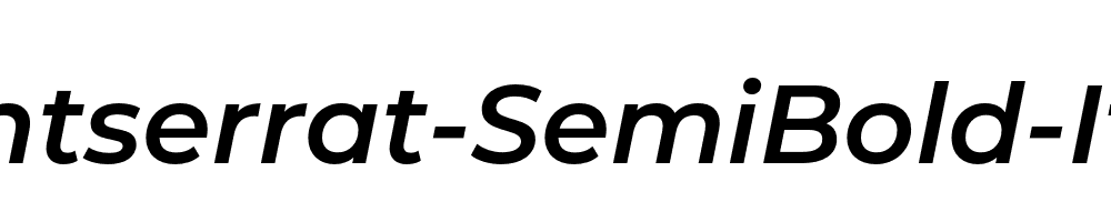 Montserrat-SemiBold-Italic