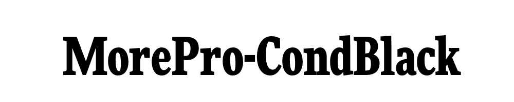 MorePro-CondBlack