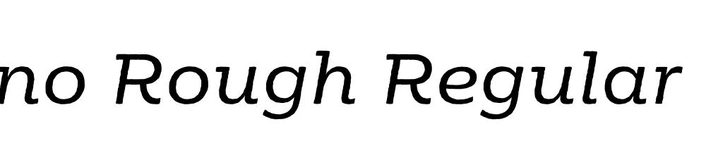  DEMO Moreno Rough Regular Italic Regular Italic