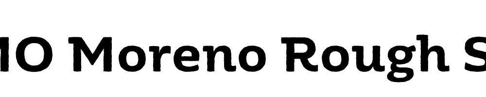  DEMO Moreno Rough SemiBold SemiBold