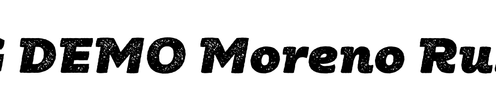  DEMO Moreno Rust Black Italic