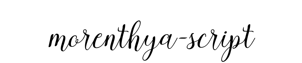 Morenthya Script