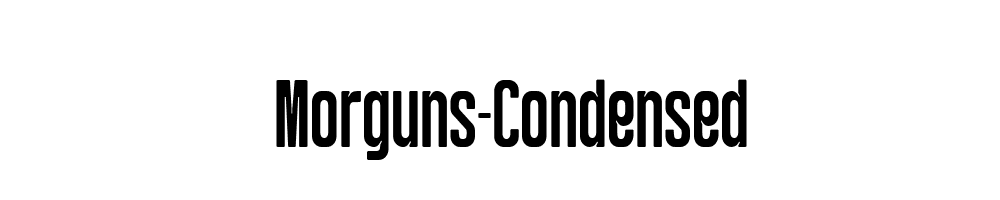 Morguns-Condensed