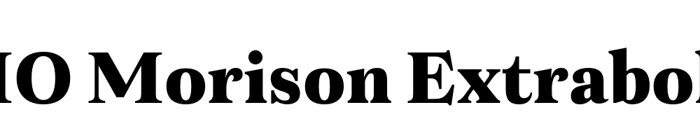 FSP DEMO Morison Extrabold Regular