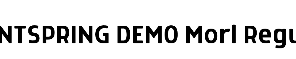  DEMO Morl Regular