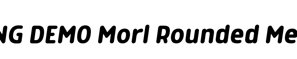  DEMO Morl Rounded Medium Italic