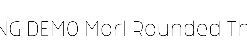  DEMO Morl Rounded Thin Regular