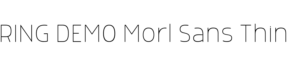  DEMO Morl Sans Thin Regular