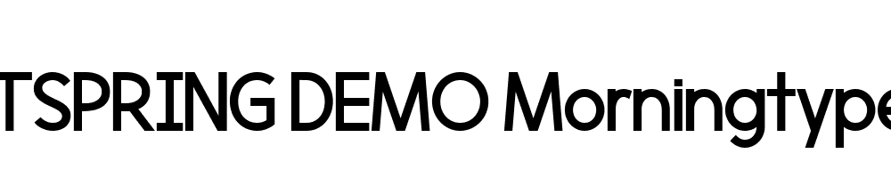  DEMO Morningtype Bold