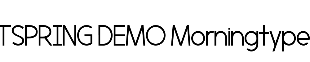  DEMO Morningtype Light