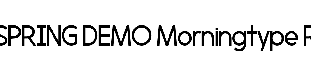  DEMO Morningtype Regular