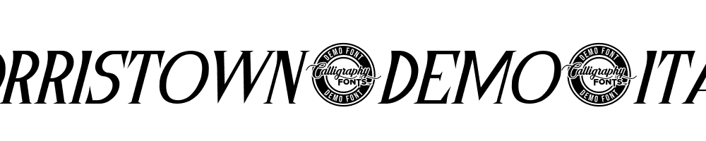 Morristown-Demo-Italic