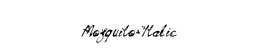 Mosquito-Italic