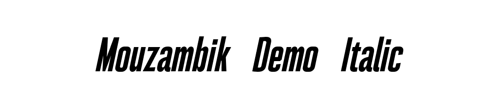 Mouzambik-Demo-Italic