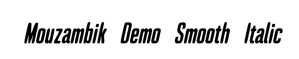 Mouzambik-Demo-Smooth-Italic