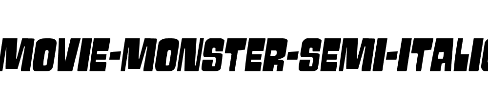 Movie-Monster-Semi-Italic